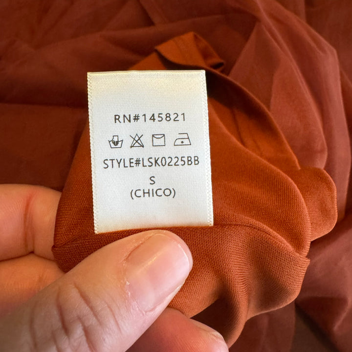 NWT Baltic Born "Mila Tulle Skirt", Cinnamon Brown, Maxi-Length, Size Small