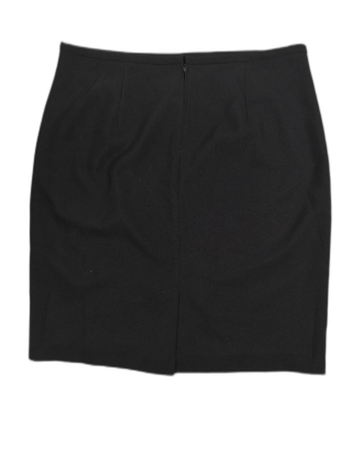 Womens Unbranded Pencil Skirt Black Size 16