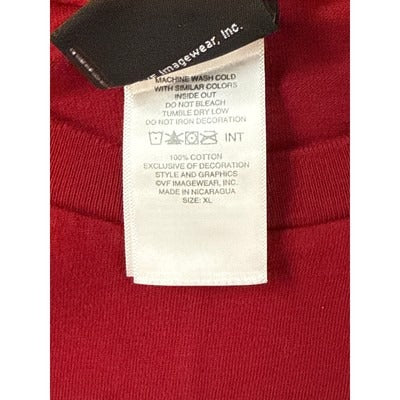 Men’s Harley Davidson Maroon Long Sleeve T-Shirt Sz XL