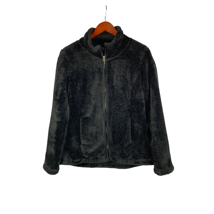 32 Degrees Womens Vintage Faux Fur Zip Jacket M