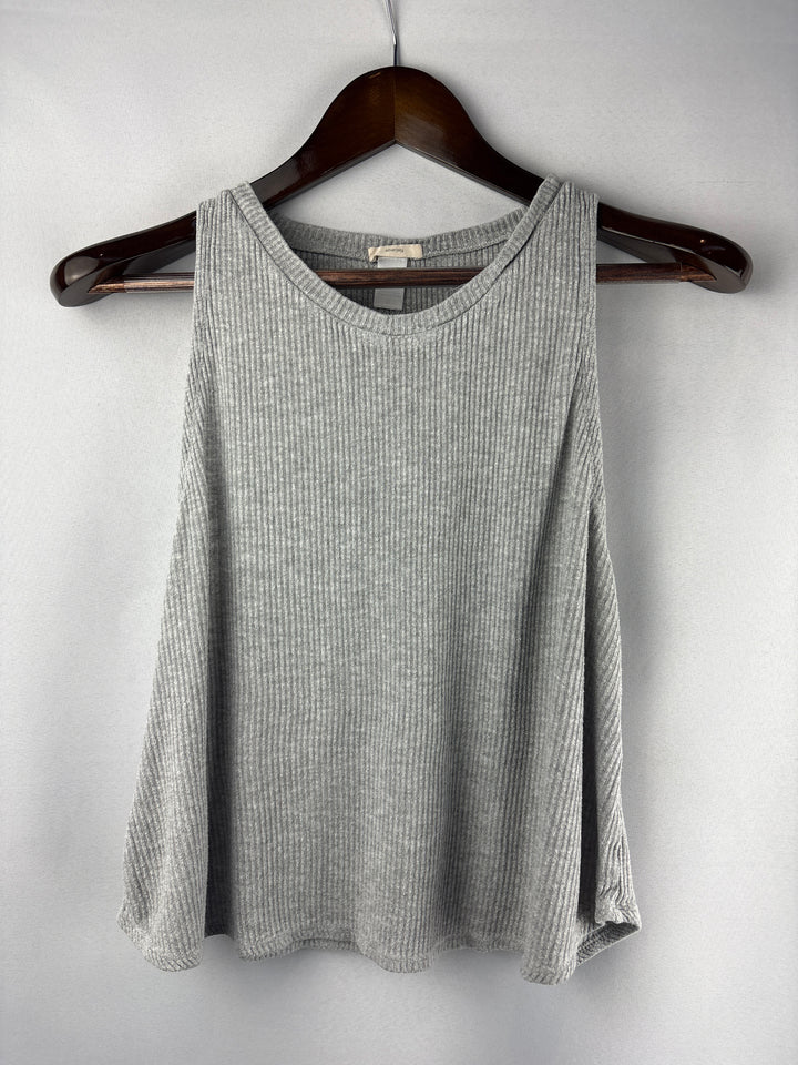 Women’s Eberjey Small Light Gray Ribbed Tank Top