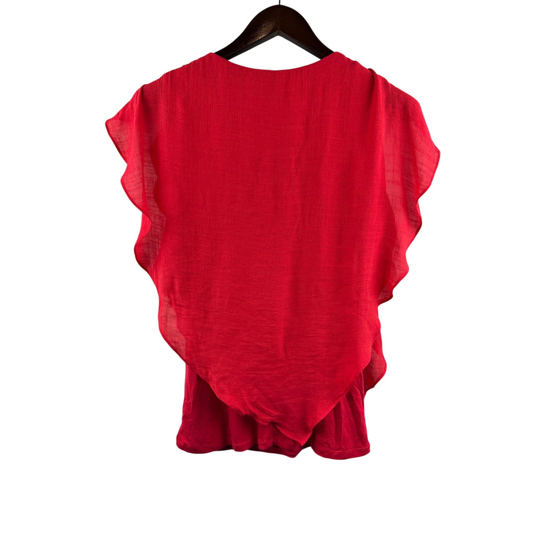 Women’s APT. 9 Medium Red Sleeveless Blouse