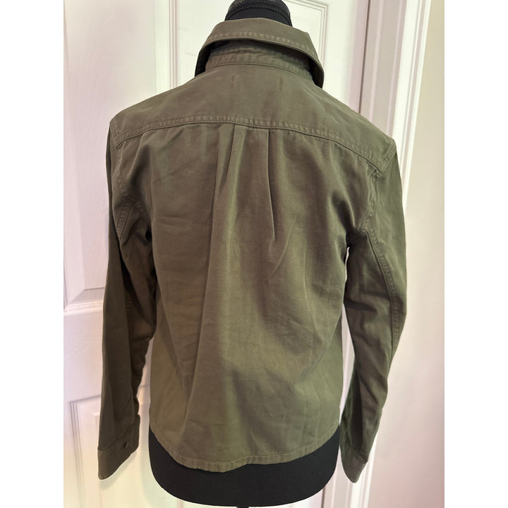 Madewell Women’s Olive Green Denim Jacket Sz XS