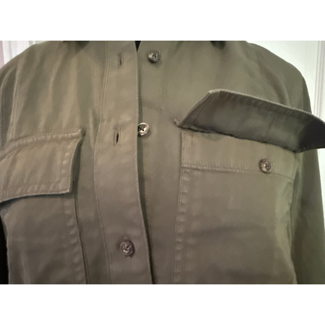 Madewell Women’s Olive Green Denim Jacket Sz XS