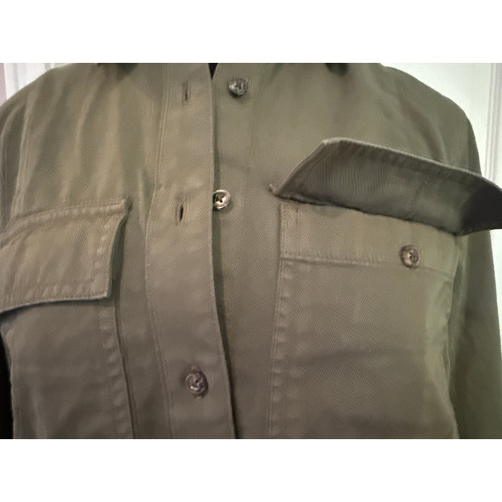 Madewell Women’s Olive Green Denim Jacket Sz XS