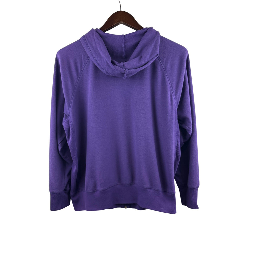 Women’s Toppy Large Purple Zip-Up Jacket