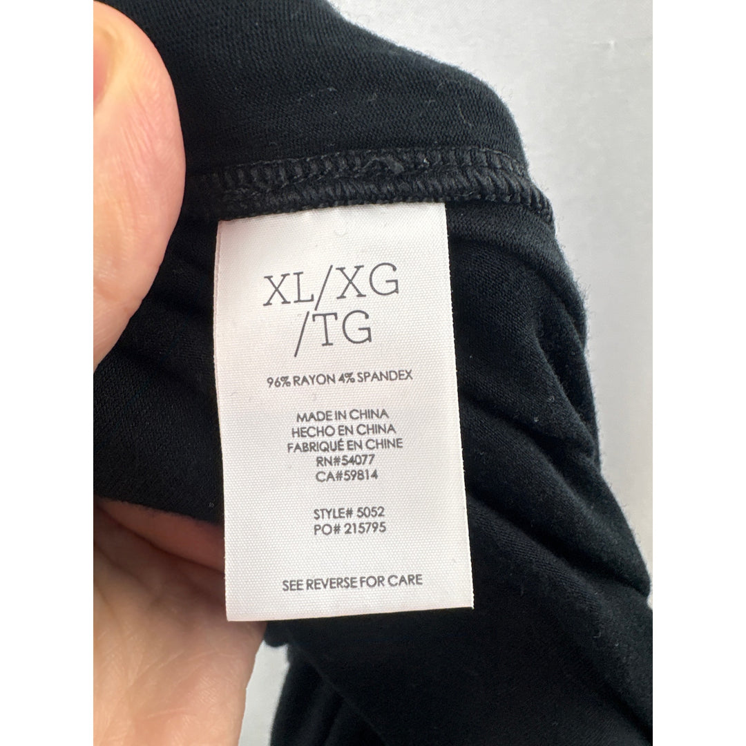 Women’s Cabi XL Black Midi Skirt w/ Side Slit