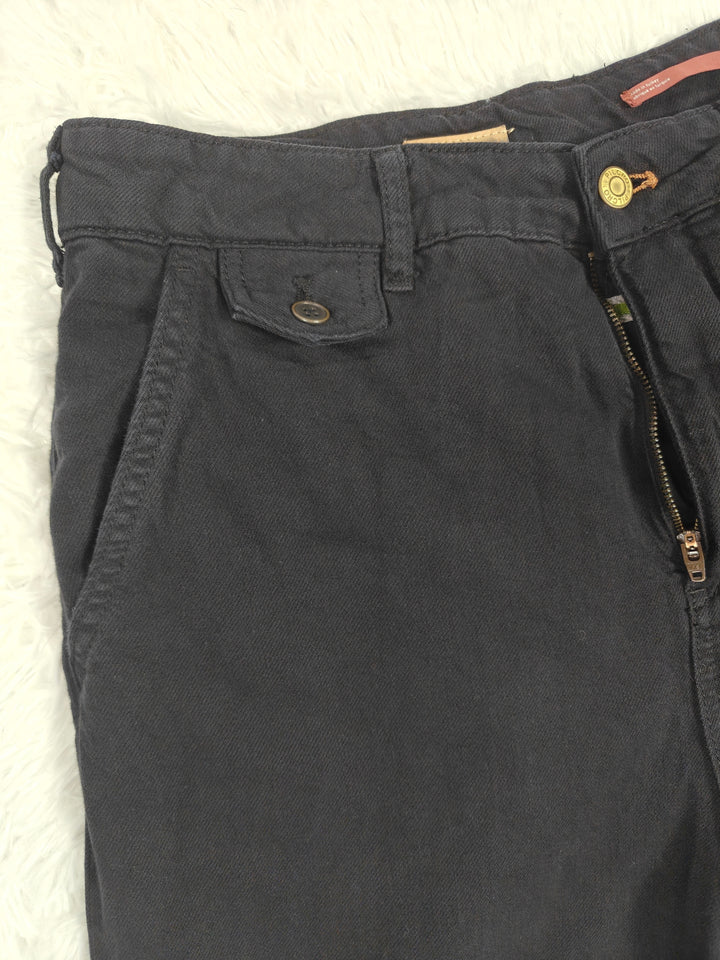 Womens Pilcro Wide Leg Pants Black Size 30
