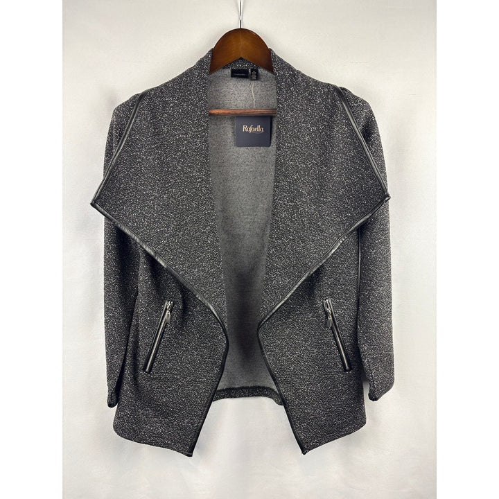 Women’s Rafaella Small Black Blazer w/ White Polka Dots