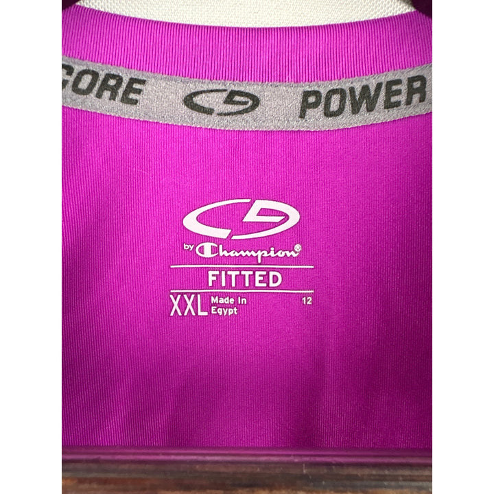 Women’s Champion XXL Purple Sports Fitted Long Sleeve Shirt