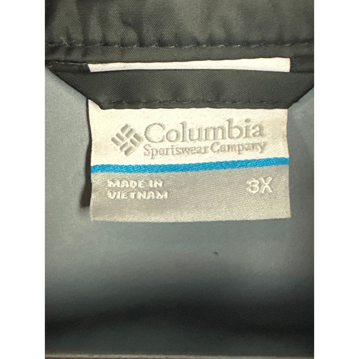 Women’s Columbia Black Windbreaker w/ Hood Size 3X