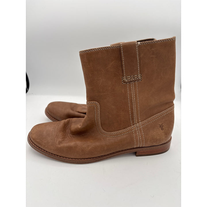 Women’s Frye Size 8 Soft Leather Coffee Brown Ankle Boots