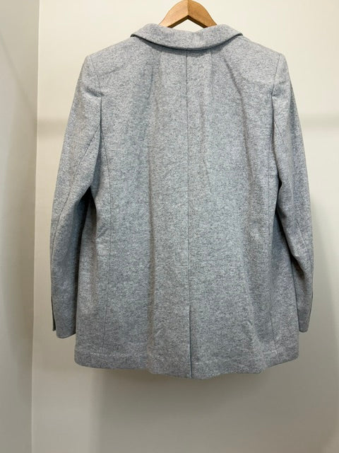 J.Crew Alfie Blazer Mario Bellucci Italian Wool Gray NWT Sz14