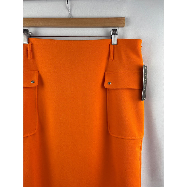 Women’s NYCC Large Bright Orange Pencil Skirt