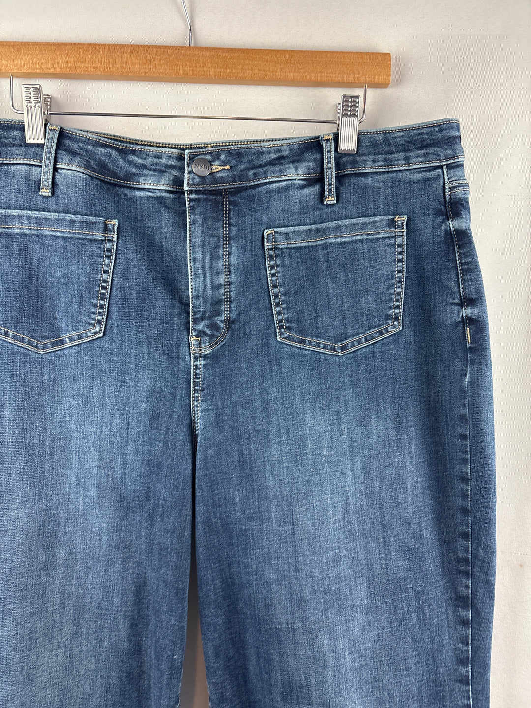 Women’s NYDJ Size 16 Dark Wash Blue Wide Leg Jeans