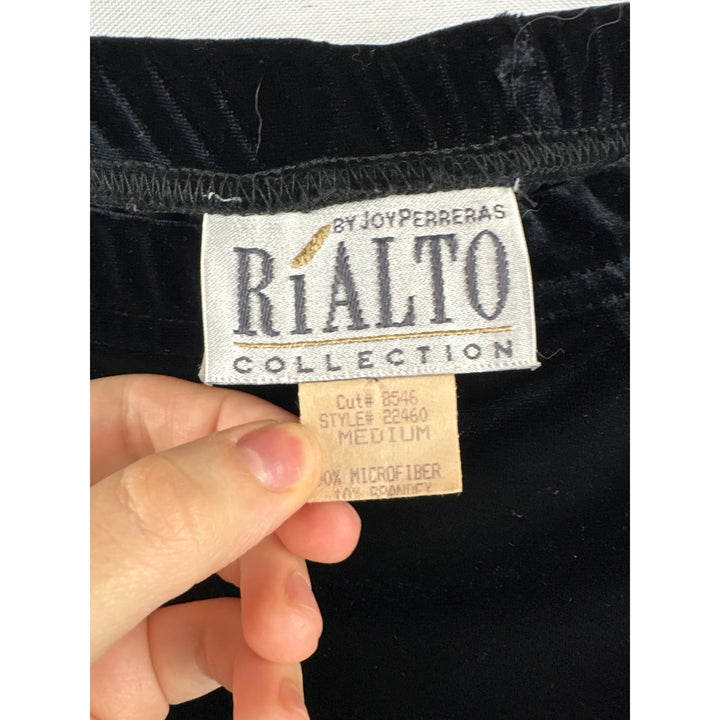 Women’s Vintage Rialto Collection Medium Black Velvet Maxi Skirt