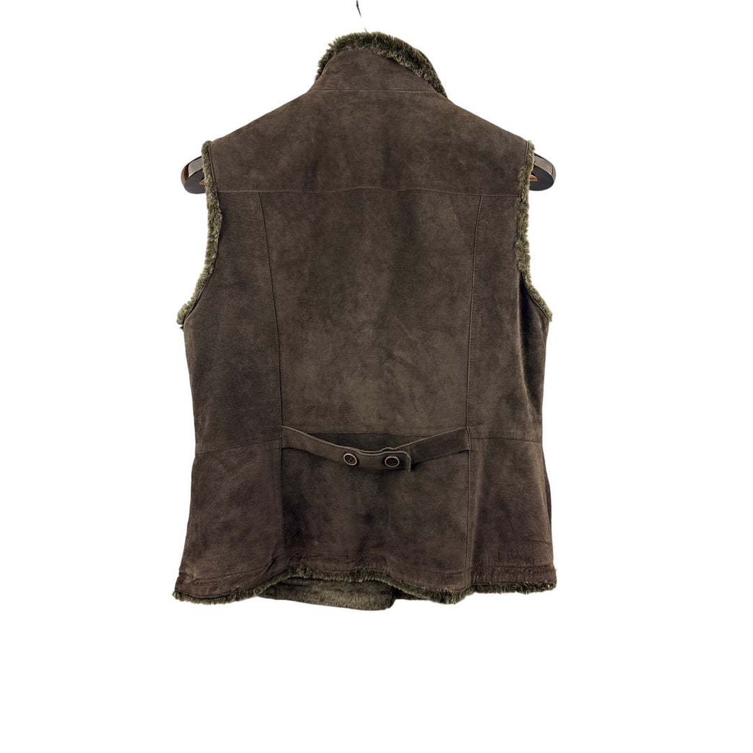 Women’s Seattle Suede Eddie Bauer Medium Brown Suede Vest