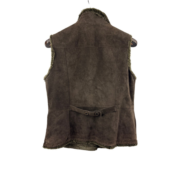 Women’s Seattle Suede Eddie Bauer Medium Brown Suede Vest