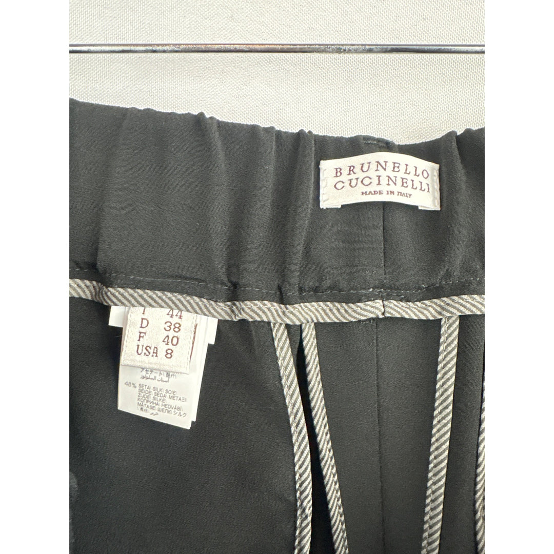 Women’s Brunello Cucinelli Size 8 Black Slacks