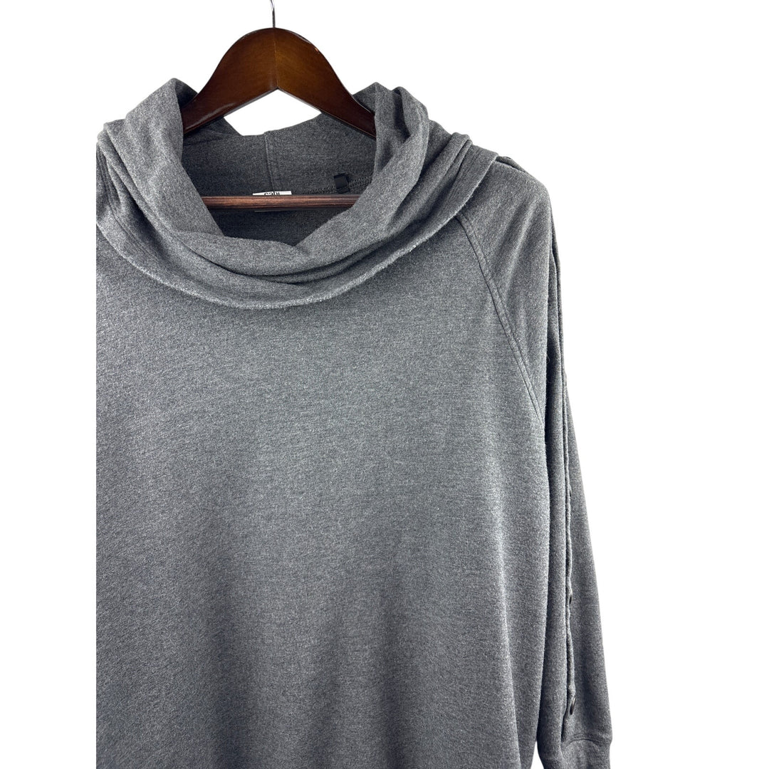 Women’s Cabi XL Charcoal Gray Turtleneck Sweater