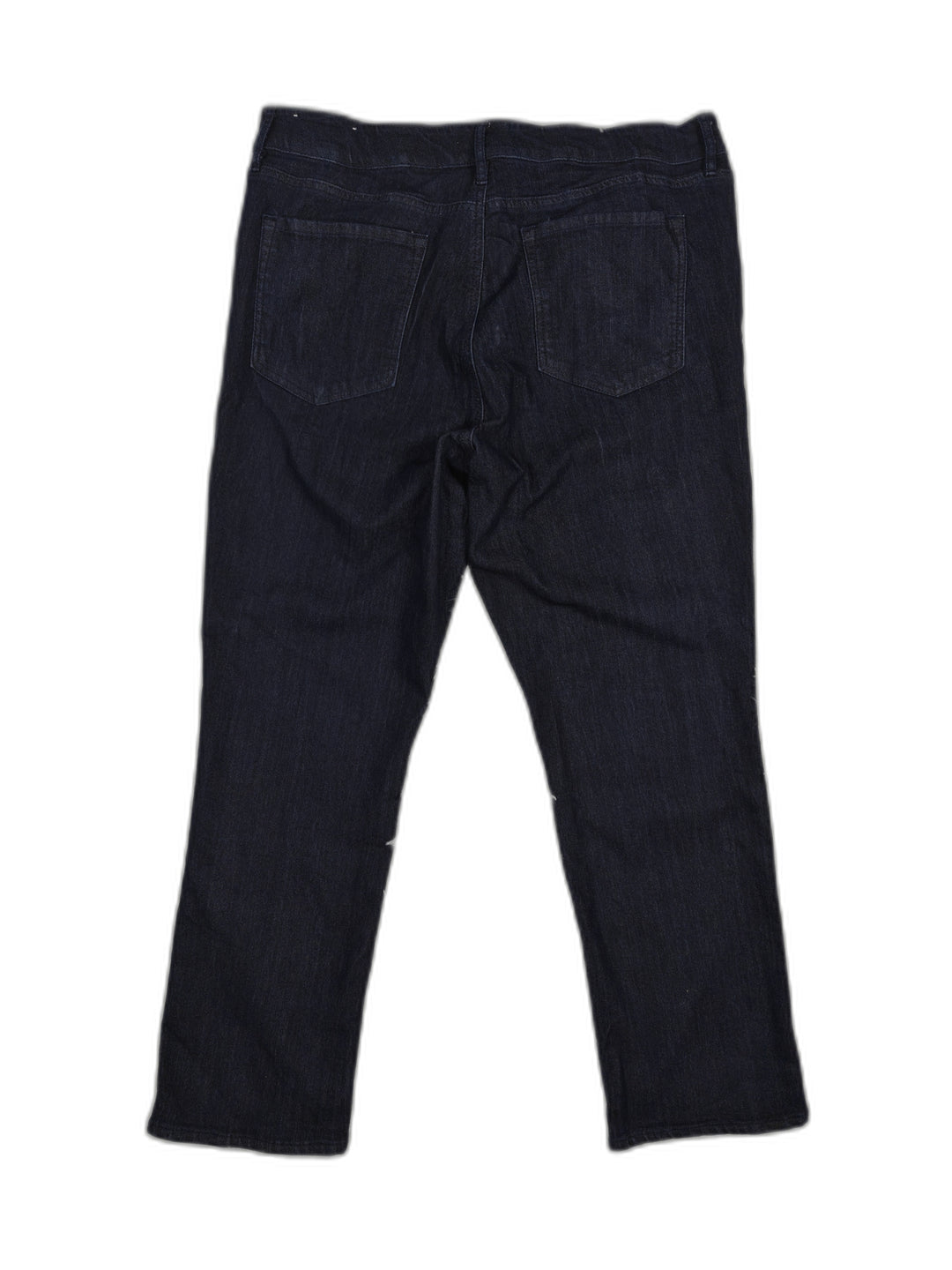 Womens LOFT Curvy Kick Crop Jeans Dark Wash Size 31/12