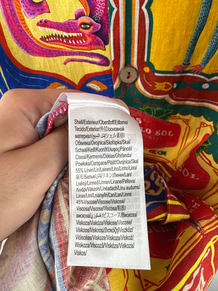 Women’s Farm Anthropologie Medium Multicolor Pattern Dress