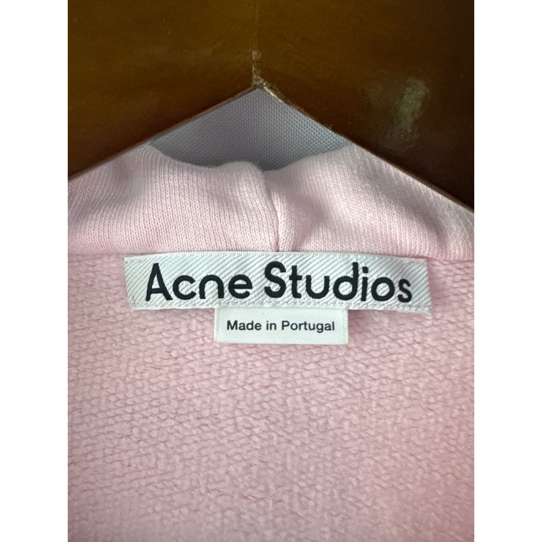 Women’s Acne Studios Large Bubblegum Pink Zip-Up Hoodie