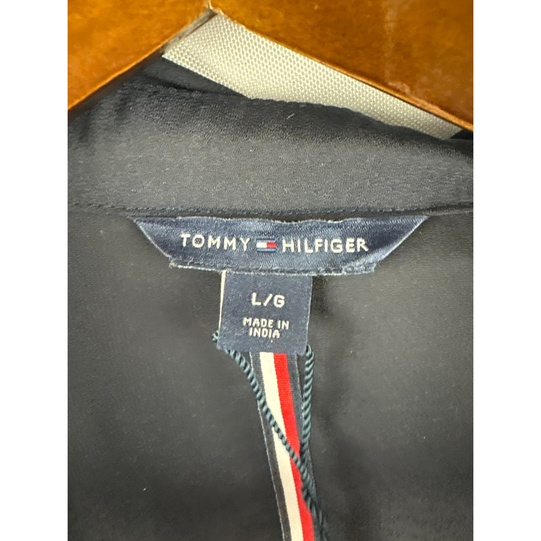 Women’s Tommy Hilfiger Large Navy Blue Long Sleeve Blouse
