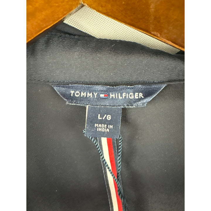Women’s Tommy Hilfiger Large Navy Blue Long Sleeve Blouse