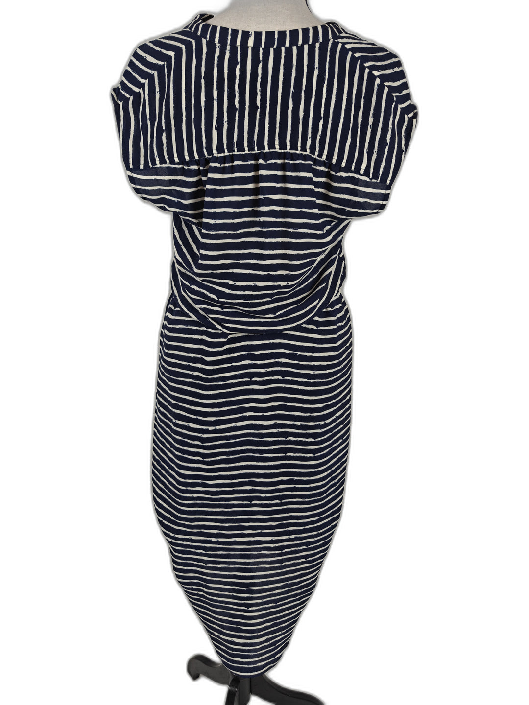 Women’s Banana Republic Maxi Dress Navy White 00P