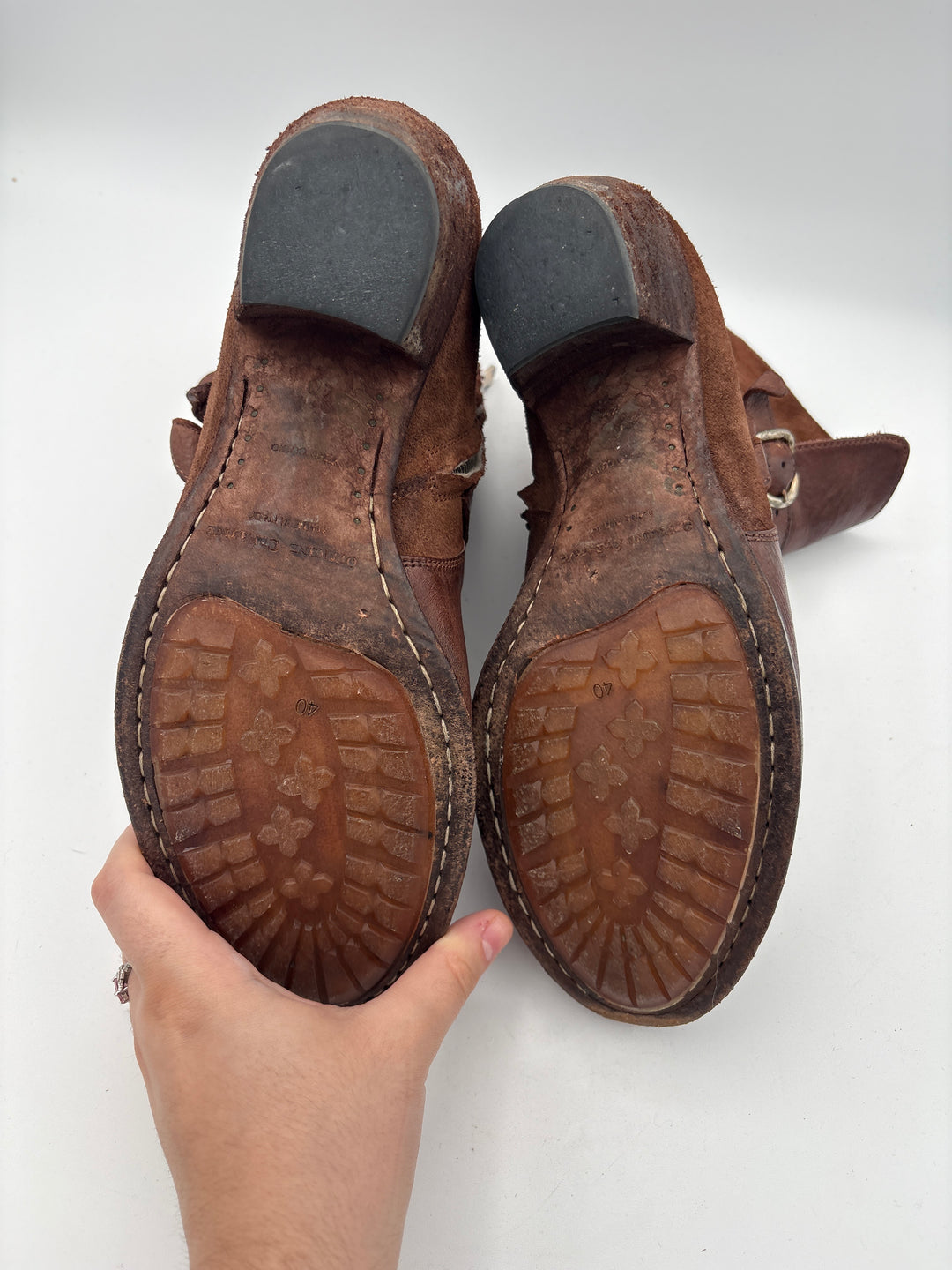 Women’s Officine Creative Size 9.5 Brown Leather Ankle Boots