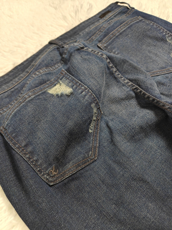 Kut From The Kloth Catherine Slouchy Boyfriend Jeans Size 14 Dark Blue