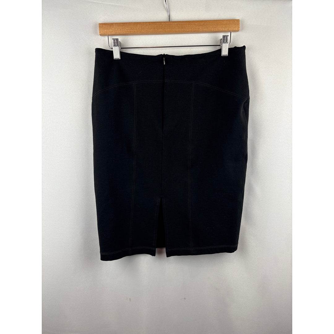 Women’s Karen Kane Medium Black Pencil Skirt w/ Back Slit