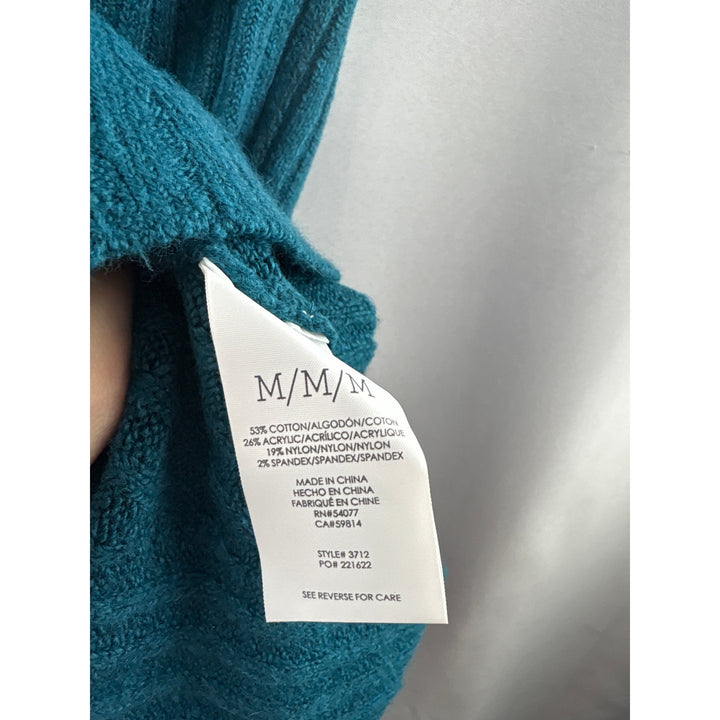 Women’s Cabi Medium Dark Teal Button Up Cardigan