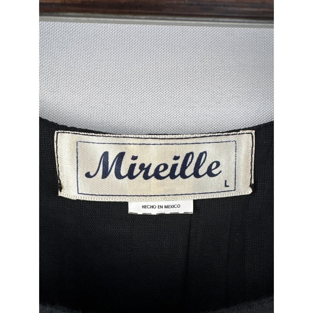 Women’s Mireille Large Black Tank Blouse