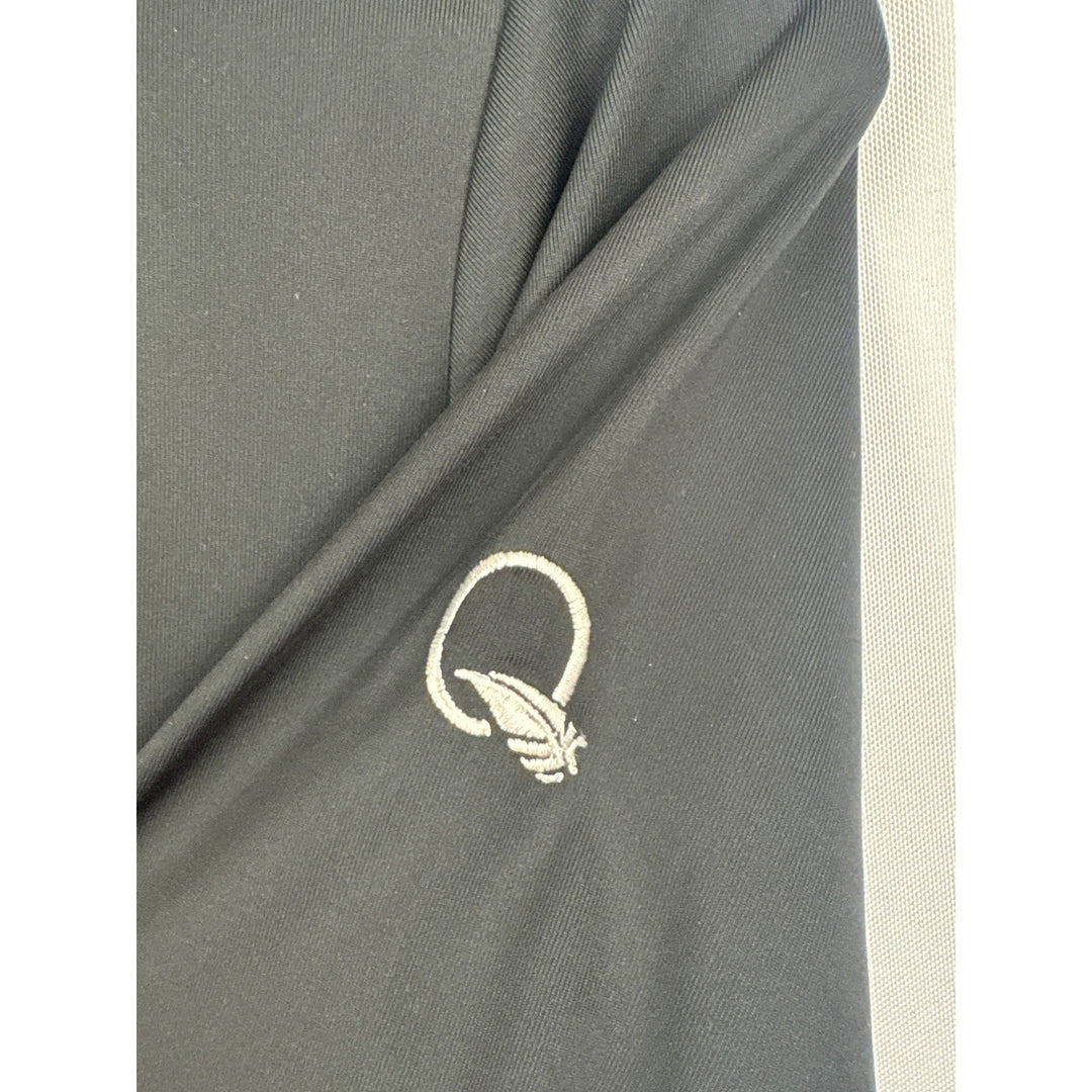 Dunning Golf Mens Medium Presidents Cup Long Sleeve Polo Shirt Black