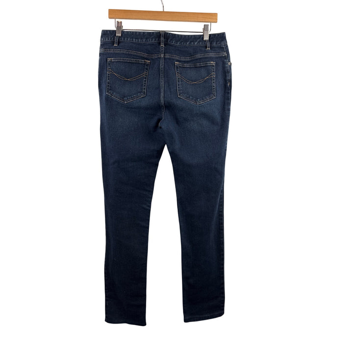Women’s J.Jill Size 10 Dark Wash Blue Skinny Jeans