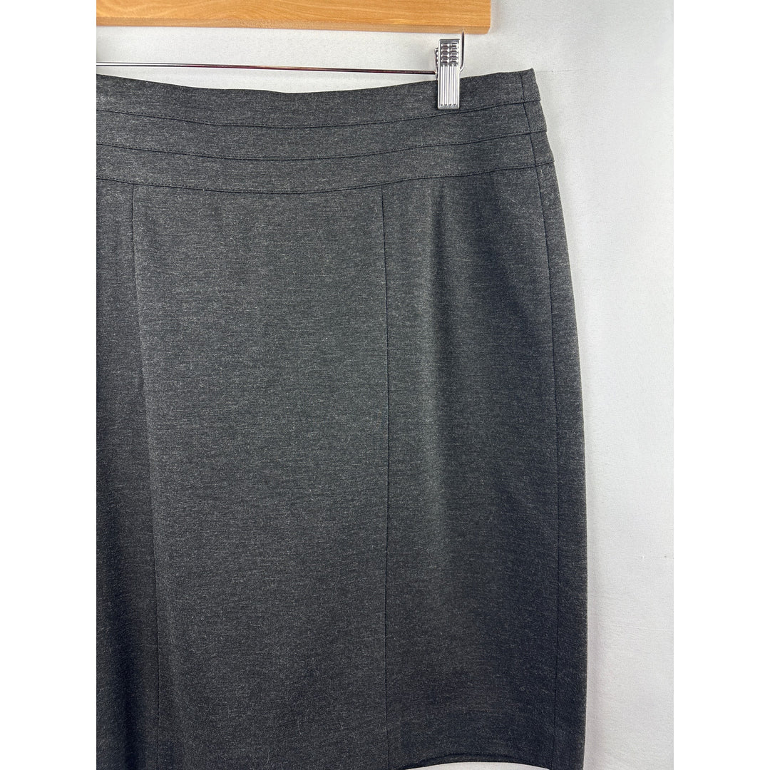 Women’s CAbi Size 12 Charcoal Grey Pencil Skirt