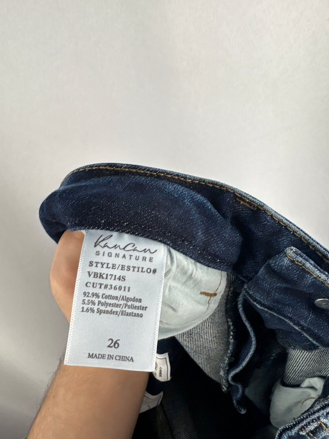 Women’s KanCan Signature Size 26 Dark Blue Skinny Jeans