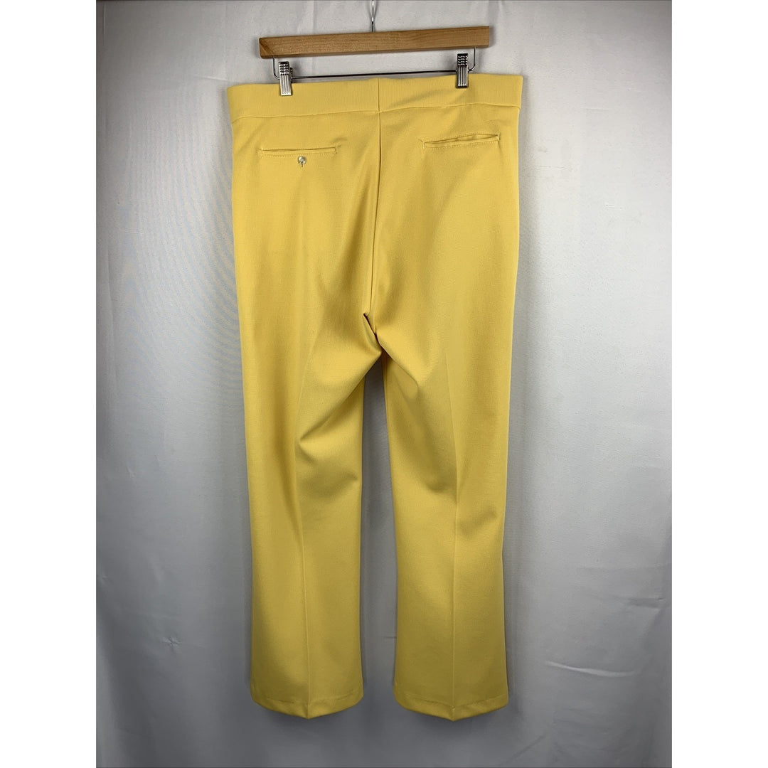 Men’s King Road Vintage Yellow Dress Pants - Size 36