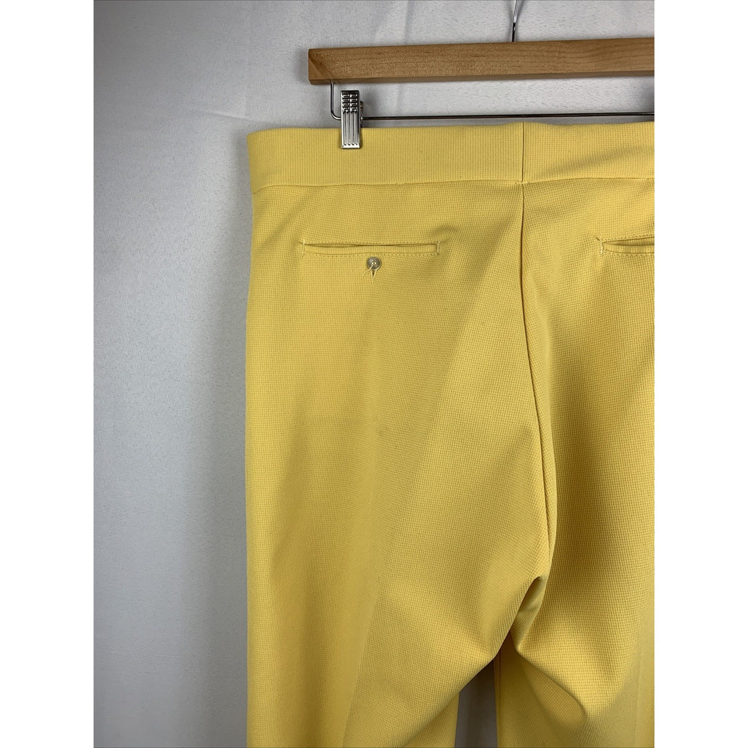 Men’s King Road Vintage Yellow Dress Pants - Size 36