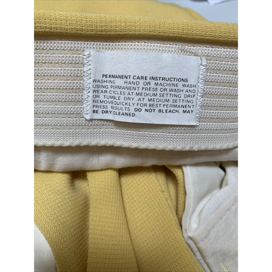 Men’s King Road Vintage Yellow Dress Pants - Size 36