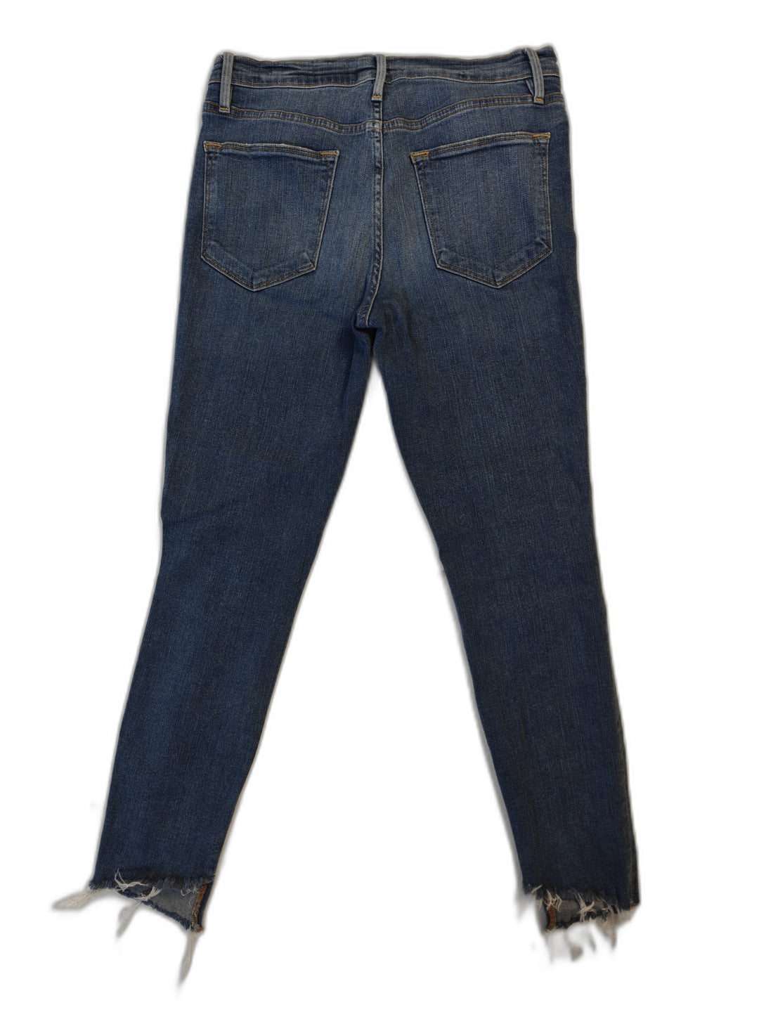 Womens FRAME Le High Skinny Crop Jeans Blue Size 29