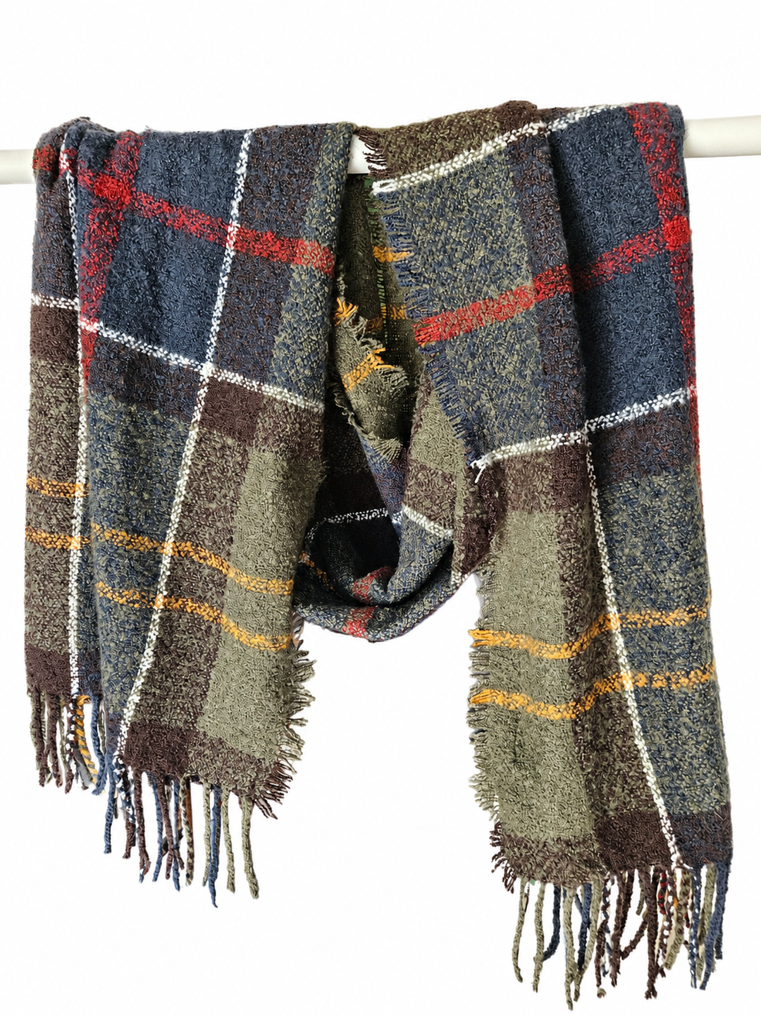 Barbour Ladies Tartan Boucle Scarf -  Classic Tartan