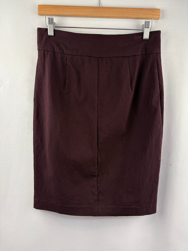 Women’s Mario Serrani Small Burgundy Pencil Skirt