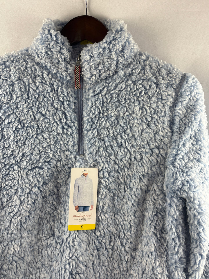 Women’s Weatherproof Vintage Small Periwinkle Sherpa Pullover