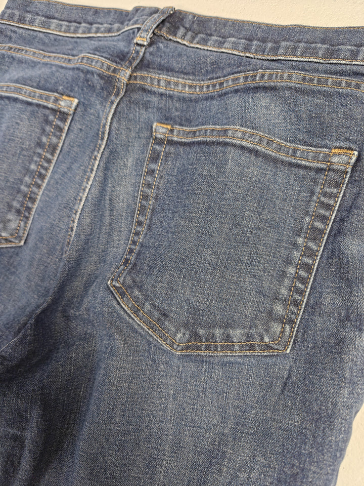 Womens Everlane Kick Crop Jeans Blue Size 29