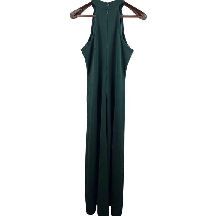 Women’s Mushare Large Dark Green Sleeveless Evening Dress