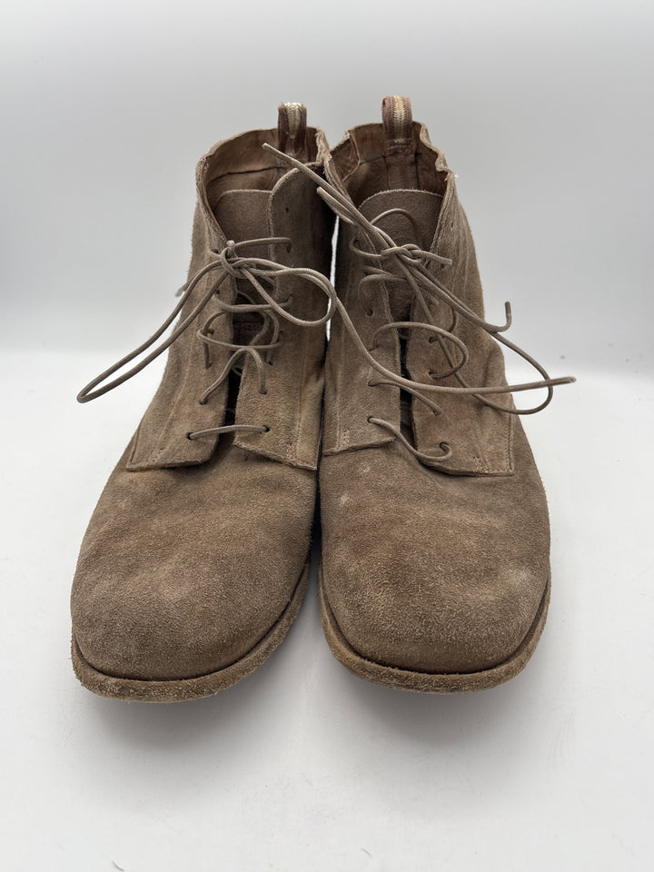 Women’s Officine Creative Size 10 Beige Suede Ankle Boots