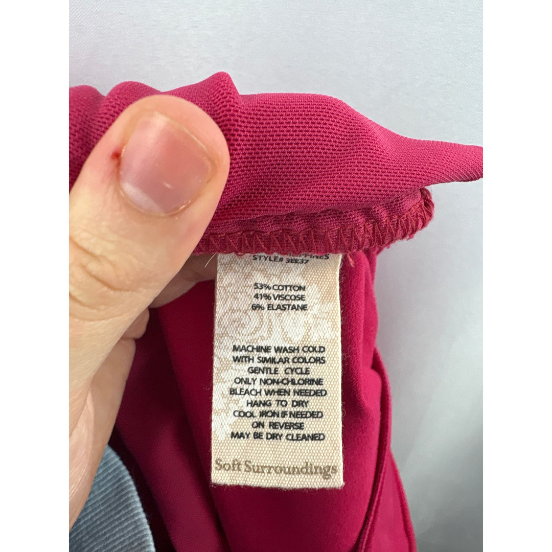 Women’s Soft Surroundings Size PXS Hot Pink Capris